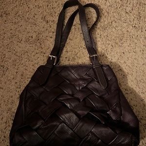 Cole Haan Purple Leather Purse